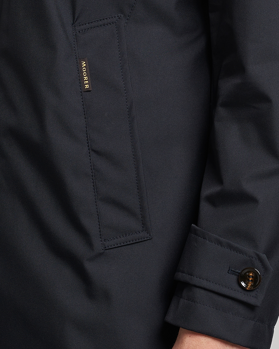 Hombres | Abrigos y chaquetas | MooRER | Waterproof Car Coat Navy