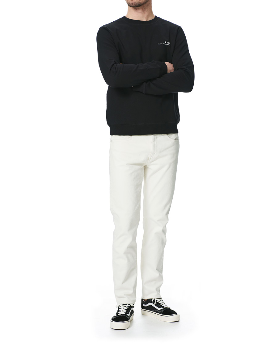 Hombres | Jerséis y prendas de punto | A.P.C. | Item Crew Neck Sweatshirt Black
