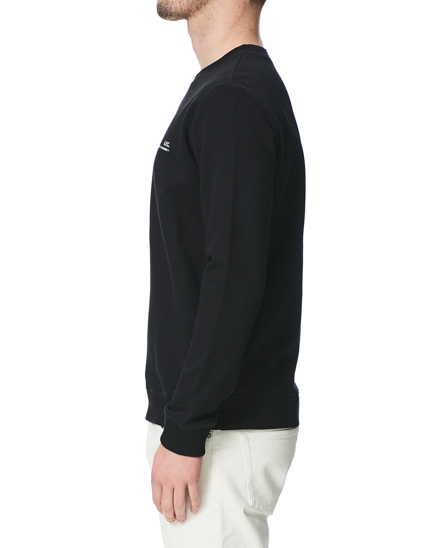 Hombres | Jerséis y prendas de punto | A.P.C. | Item Crew Neck Sweatshirt Black