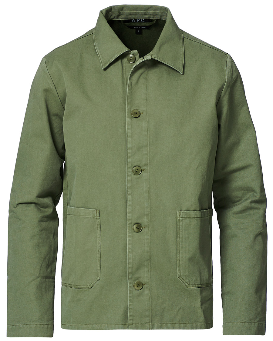 Hombres | Camisas | A.P.C. | Kerlouan Shirt Jacket Olive