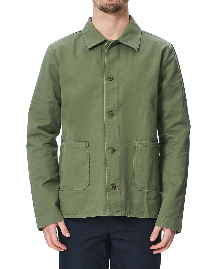Hombres | Camisas | A.P.C. | Kerlouan Shirt Jacket Olive
