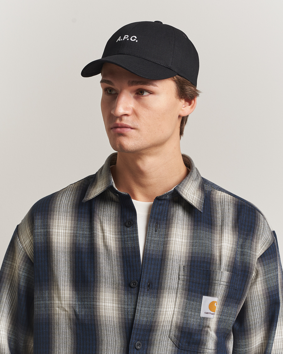 Hombres | Sombreros y gorras | A.P.C. | A.P.C.Charlie Baseball CapBlack