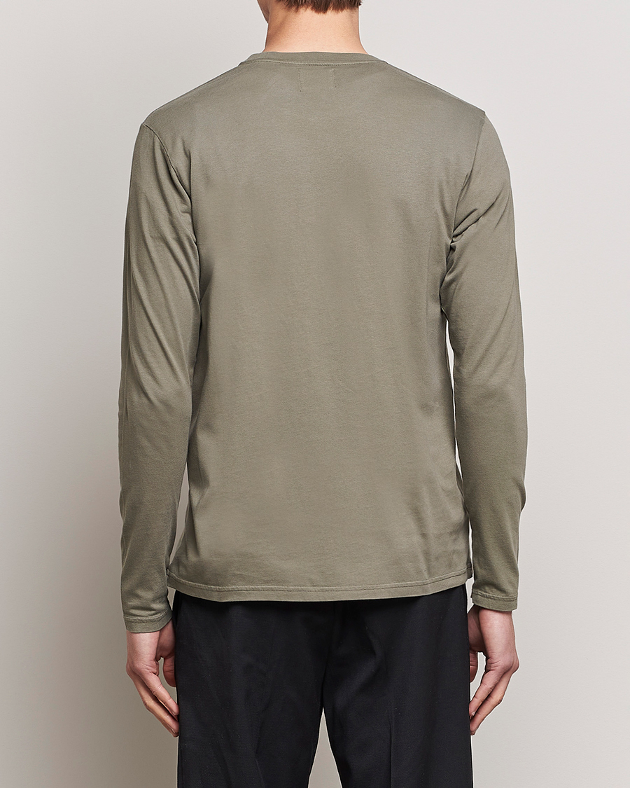 Hombres | Camisetas | Colorful Standard | Classic Organic Long Sleeve T-shirt Dusty Olive