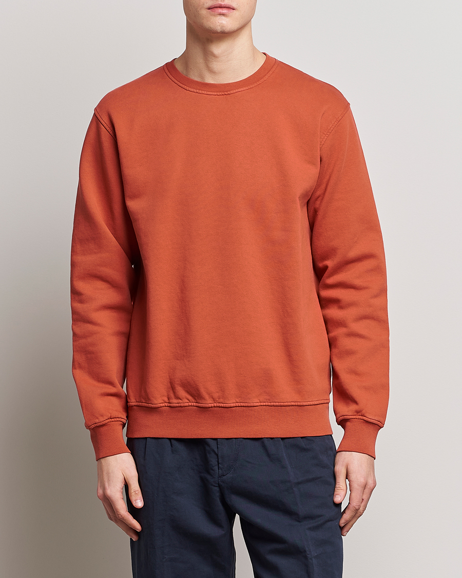 Hombres | Colorful Standard | Colorful Standard | Classic Organic Crew Neck Sweat Dark Amber