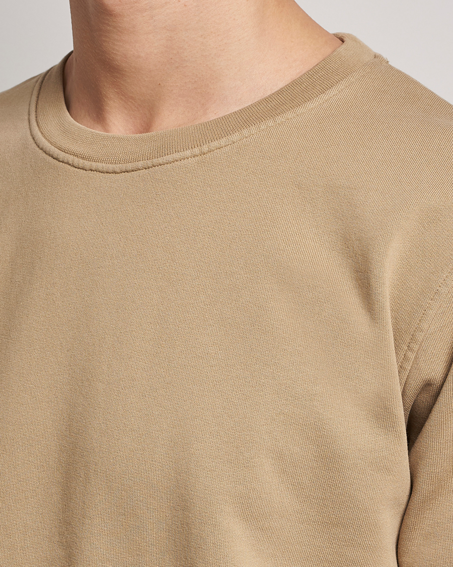 Hombres | Jerséis y prendas de punto | Colorful Standard | Classic Organic Crew Neck Sweat Desert Khaki