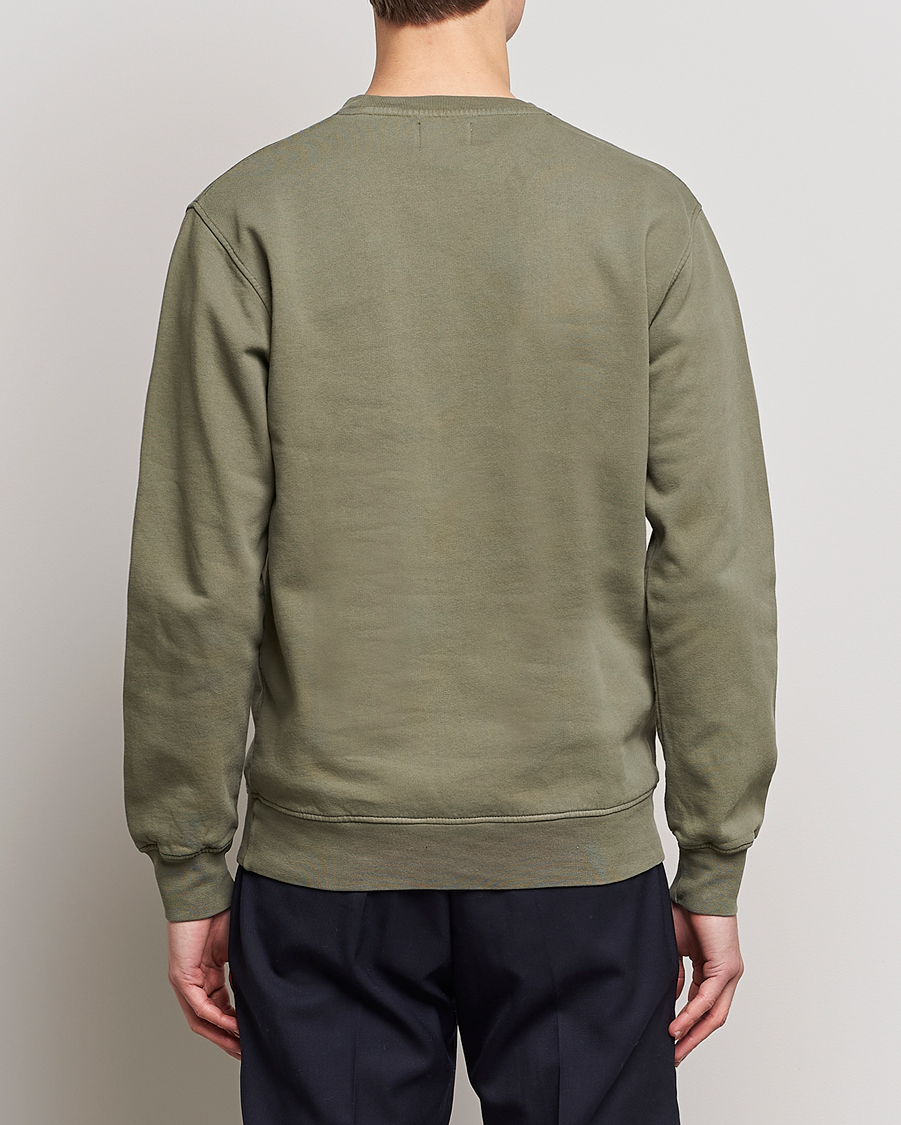 Hombres | Jerséis y prendas de punto | Colorful Standard | Classic Organic Crew Neck Sweat Dusty Olive