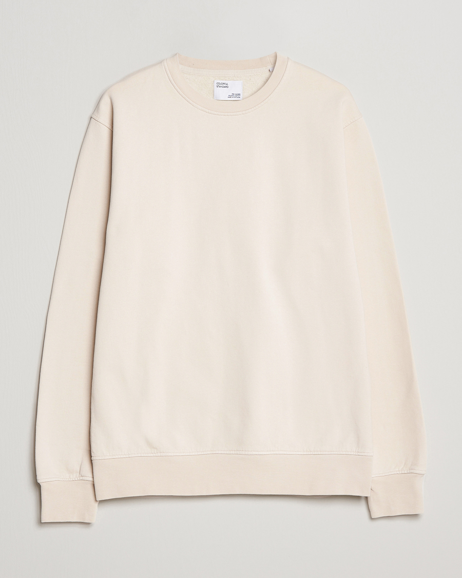 Hombres | Jerséis y prendas de punto | Colorful Standard | Classic Organic Crew Neck Sweat Ivory White