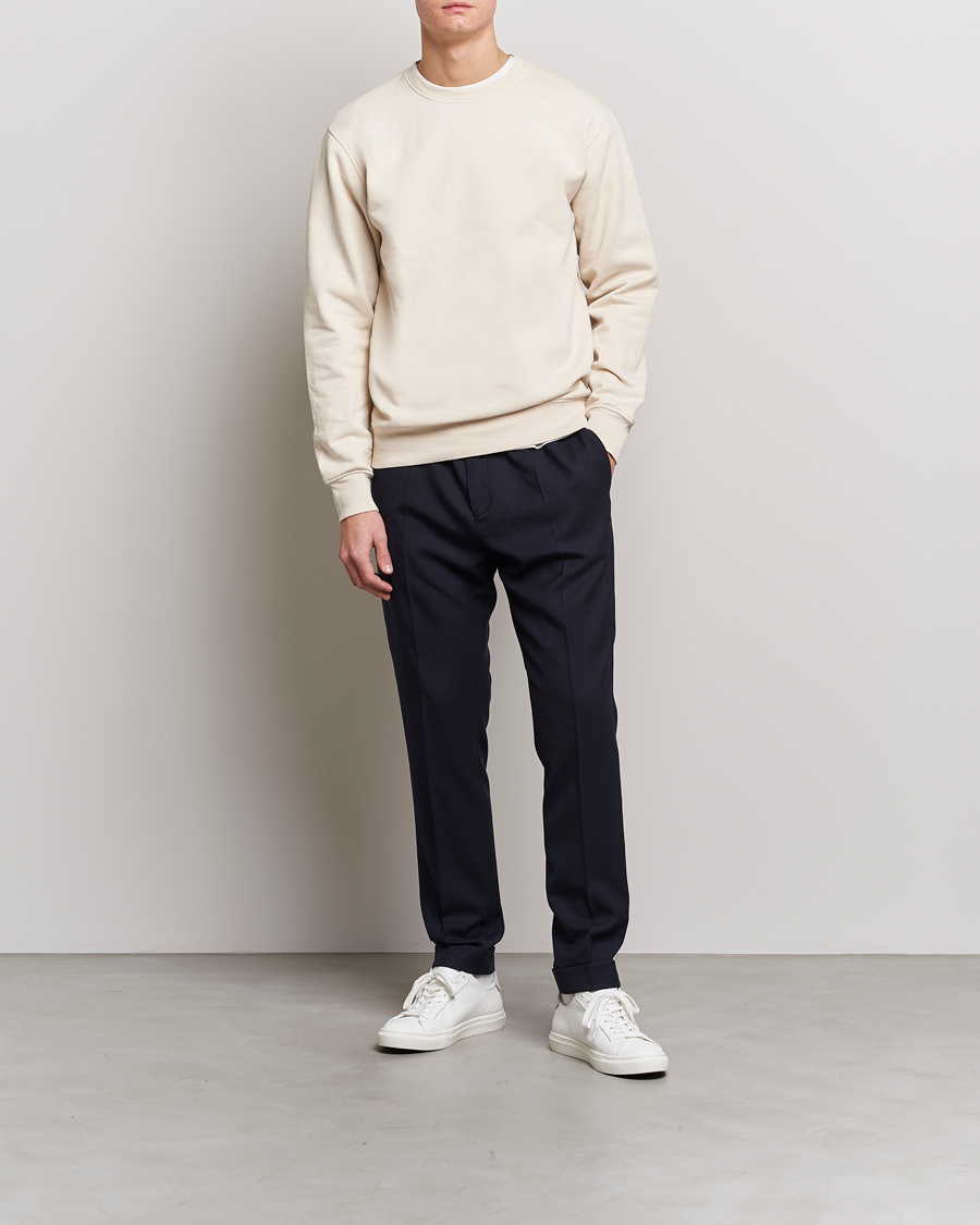 Hombres | Jerséis y prendas de punto | Colorful Standard | Classic Organic Crew Neck Sweat Ivory White