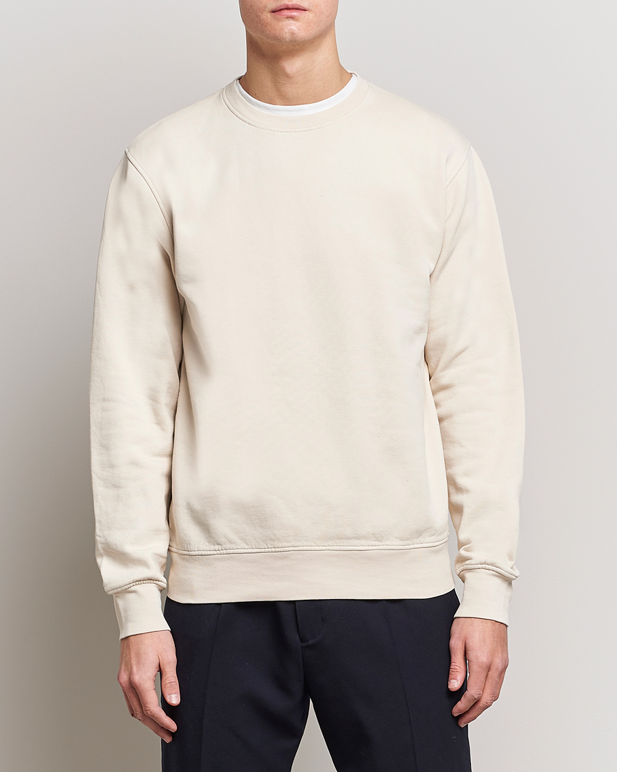 Hombres | Jerséis y prendas de punto | Colorful Standard | Classic Organic Crew Neck Sweat Ivory White