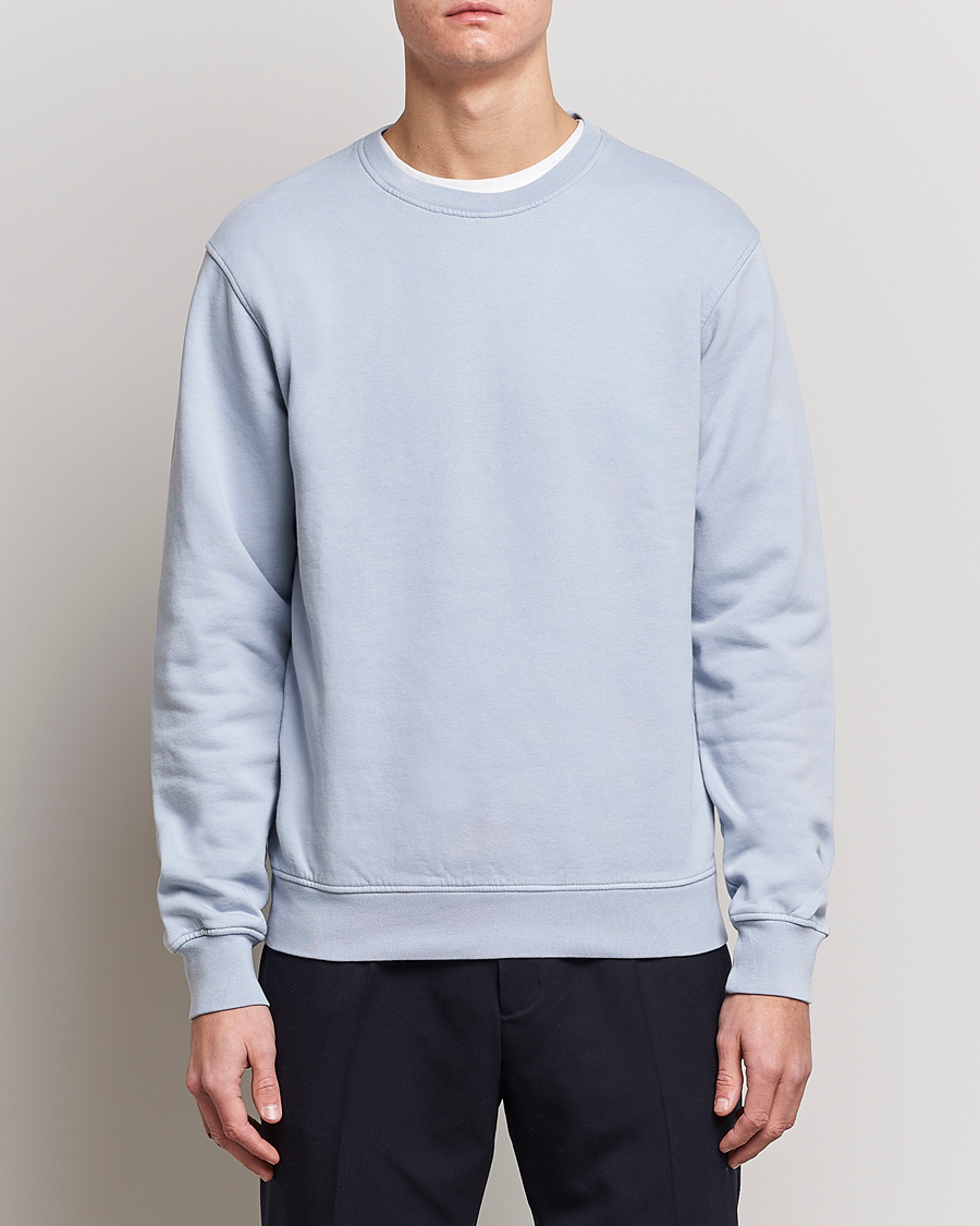 Hombres | Ropa | Colorful Standard | Classic Organic Crew Neck Sweat Powder Blue