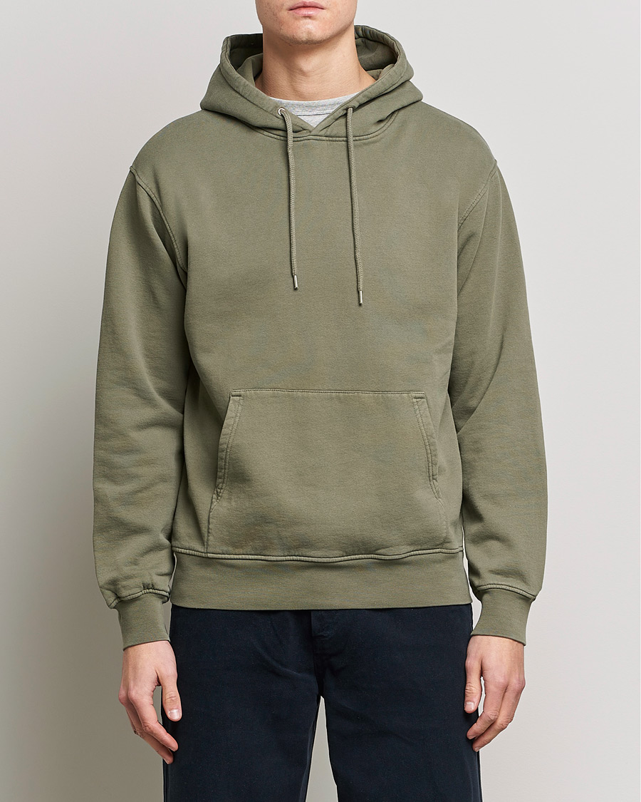 Hombres | Sudaderas con capucha | Colorful Standard | Classic Organic Hood Dusty Olive