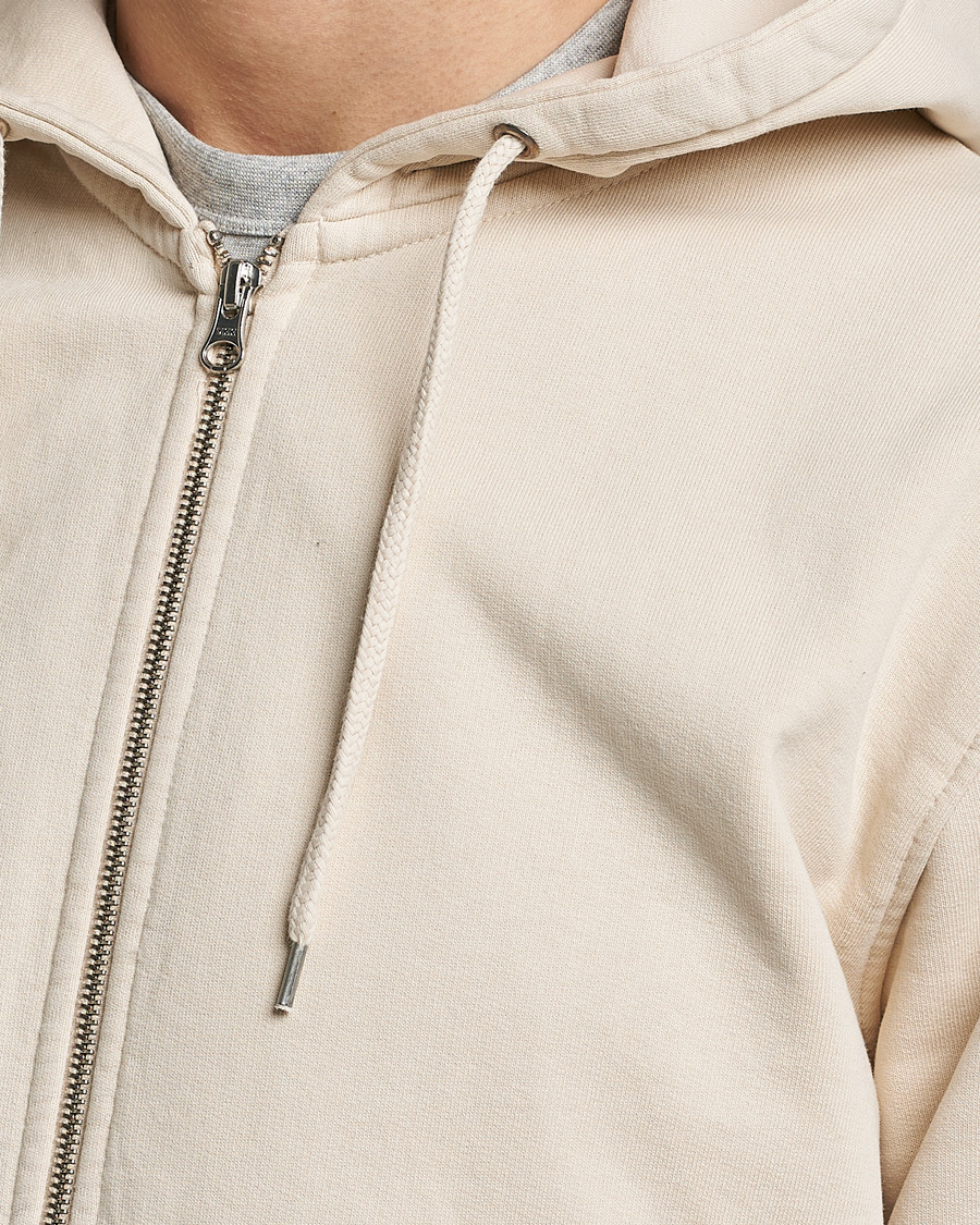 Hombres | Jerséis y prendas de punto | Colorful Standard | Classic Organic Full Zip Hood Ivory White