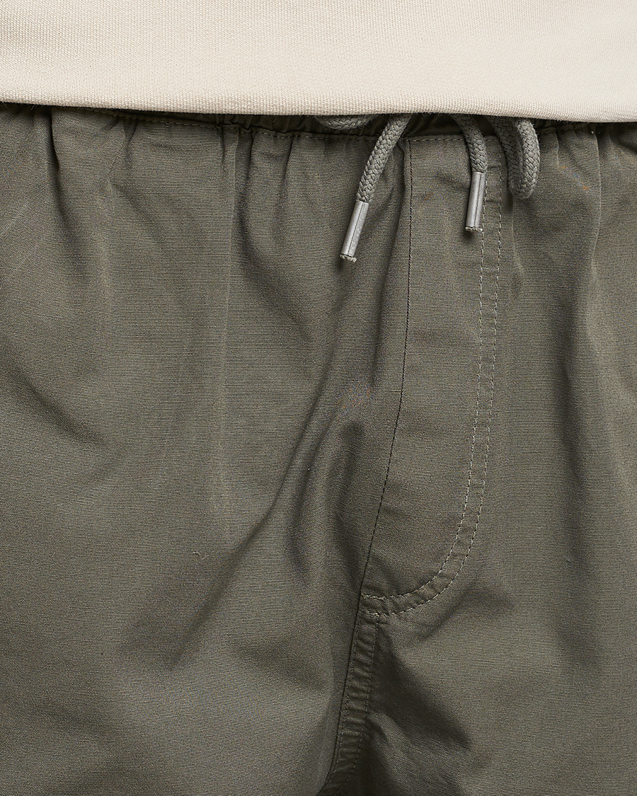 Hombres | Pantalones cortos | Colorful Standard | Classic Organic Twill Drawstring Shorts Dusty Olive