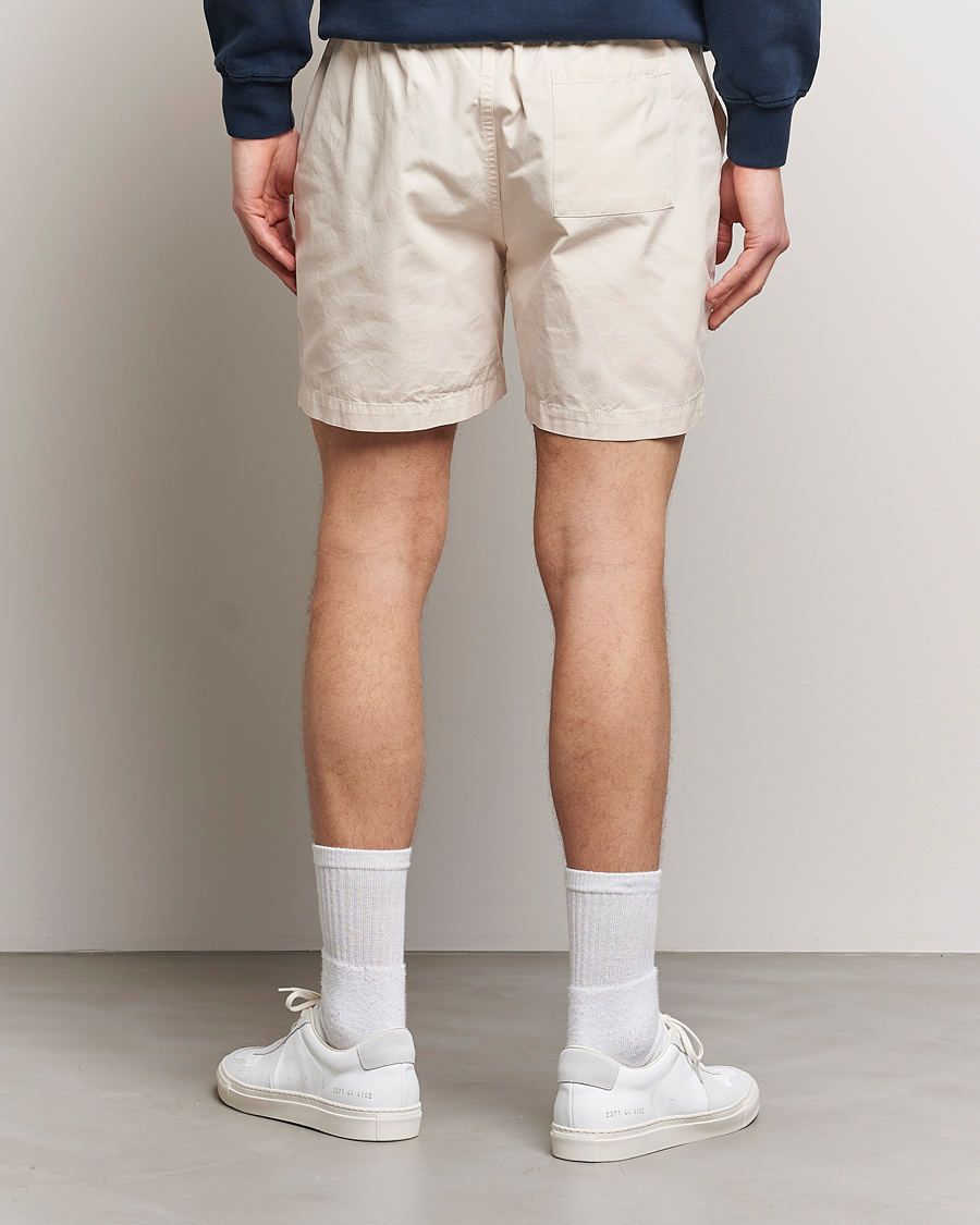 Hombres | Pantalones cortos | Colorful Standard | Classic Organic Twill Drawstring Shorts Ivory White