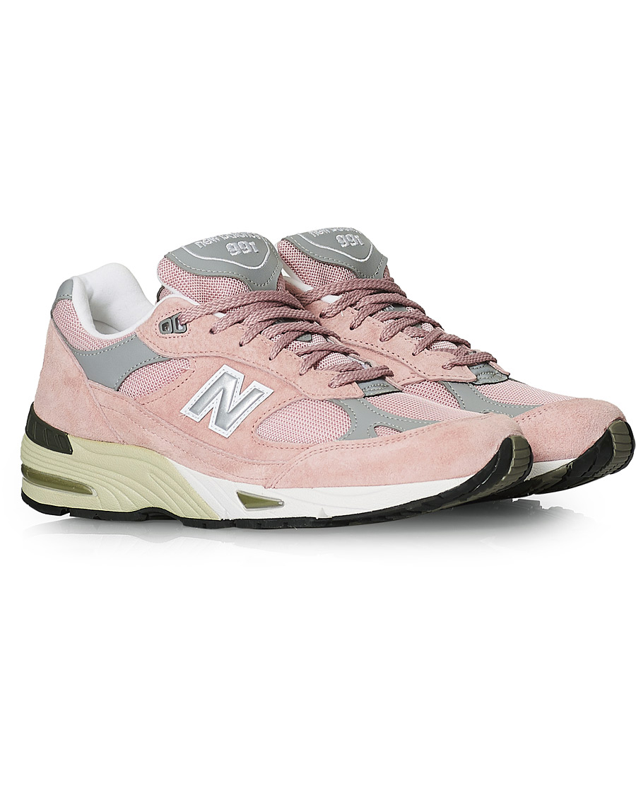 Hombres | New Balance Made In England 991 Sneaker Pink/Grey | New Balance | Made In England 991 Sneaker Pink/Grey