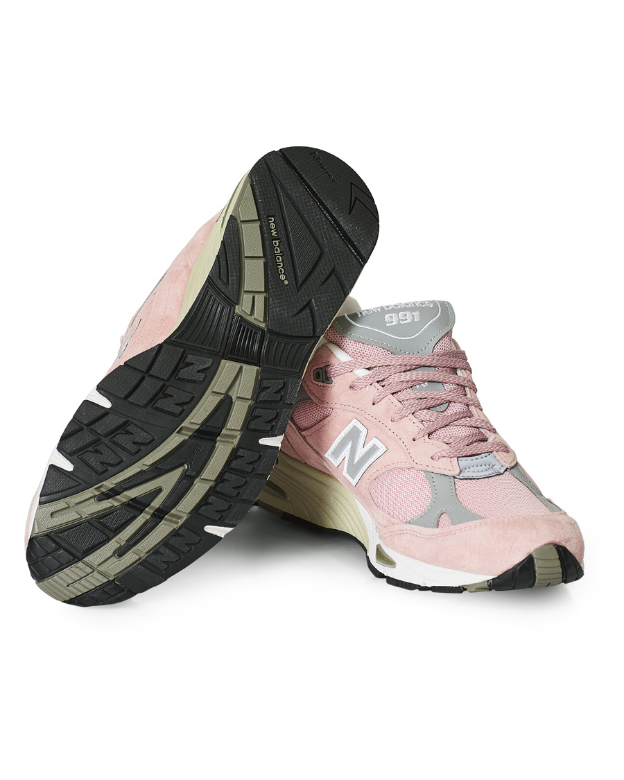 Hombres | New Balance Made In England 991 Sneaker Pink/Grey | New Balance | Made In England 991 Sneaker Pink/Grey