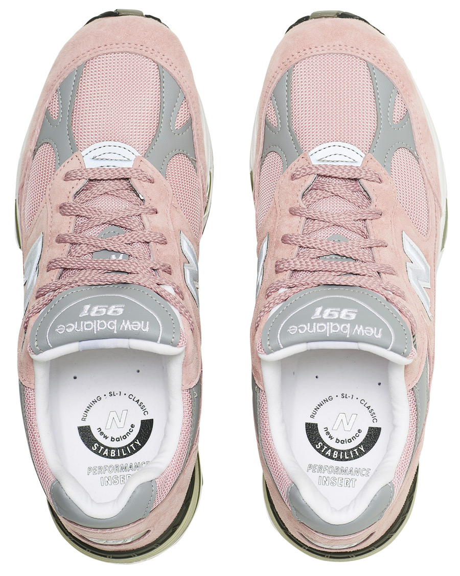 Hombres | New Balance Made In England 991 Sneaker Pink/Grey | New Balance | Made In England 991 Sneaker Pink/Grey