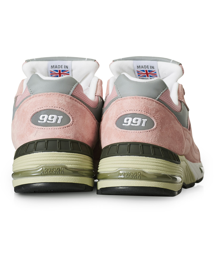 Hombres | New Balance Made In England 991 Sneaker Pink/Grey | New Balance | Made In England 991 Sneaker Pink/Grey