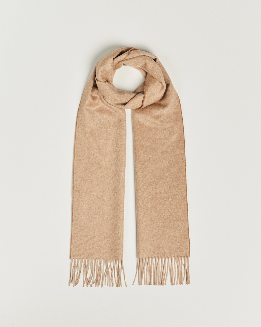 Hombres | Piacenza Cashmere Vicuna/Baby Cashmere Scarf Camel | Piacenza Cashmere | Vicuna/Baby Cashmere Scarf Camel