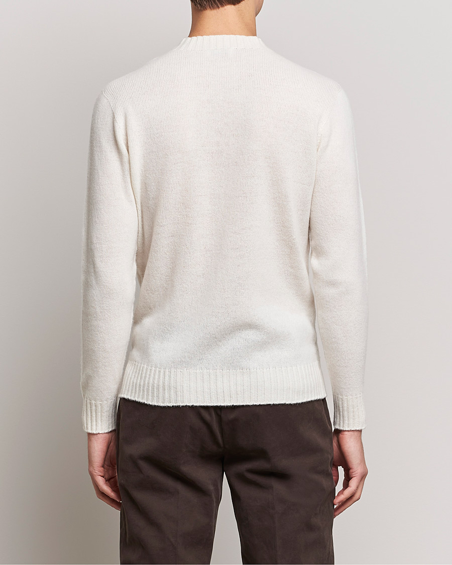 Hombres | Jerséis y prendas de punto | Altea | Wool/Cashmere Crew Neck Sweater Latte