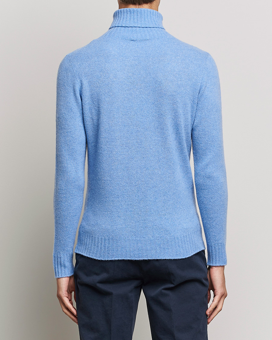 Hombres | Jerséis y prendas de punto | Altea | Wool/Cashmere Turtleneck Sweater Light Blue