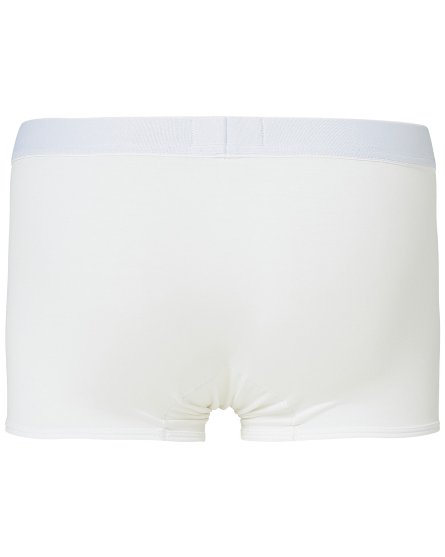 Hombres | Ropa interior y calcetines | Zegna | Cotton Stretch Trunk Boxers White