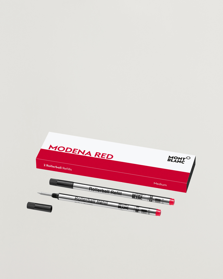 Hombres | Bolígrafos | Montblanc | 2 Rollerball Refills Modena Red