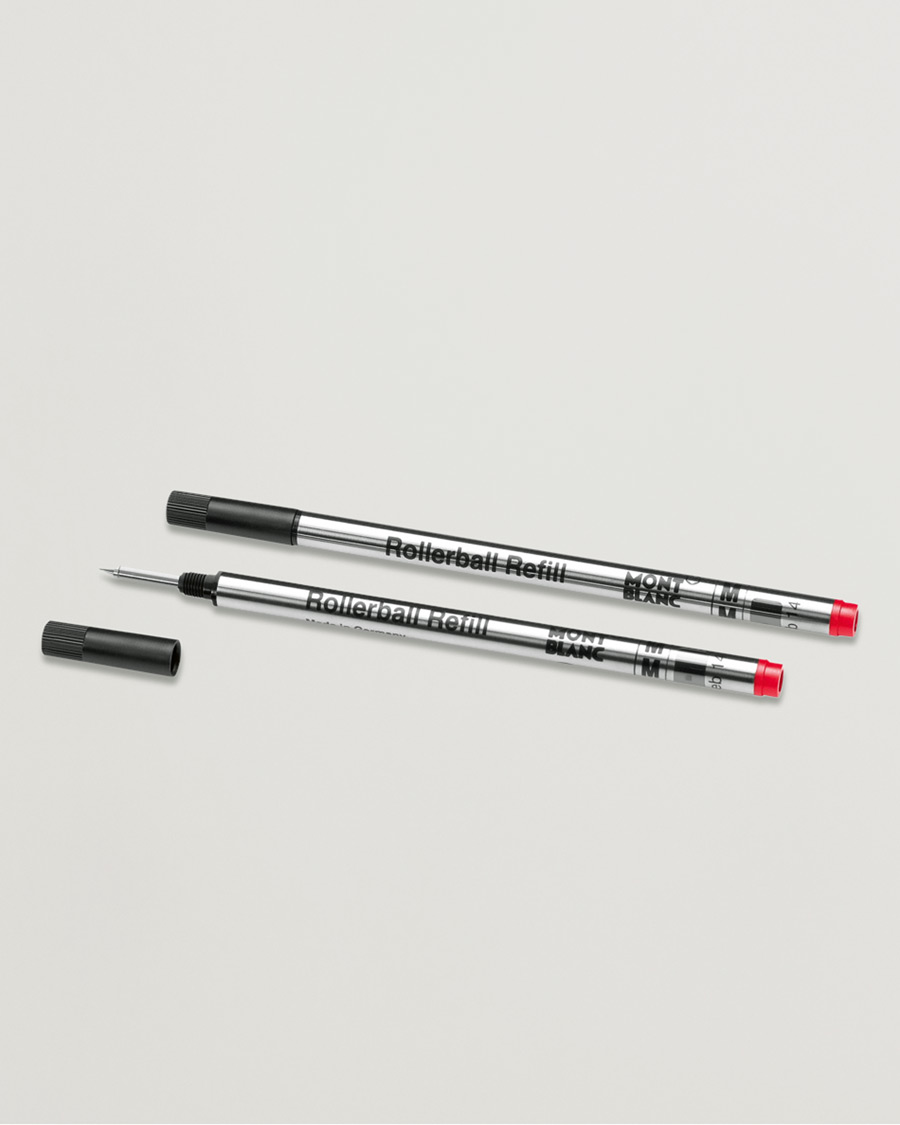 Hombres | Bolígrafos | Montblanc | 2 Rollerball Refills Modena Red