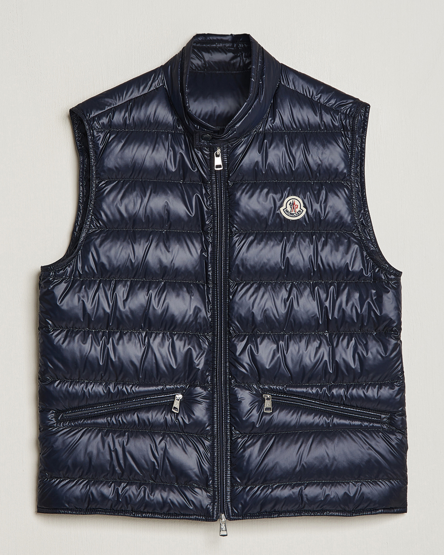 Hombres | Chalecos | Moncler | Gui Down Vest Navy