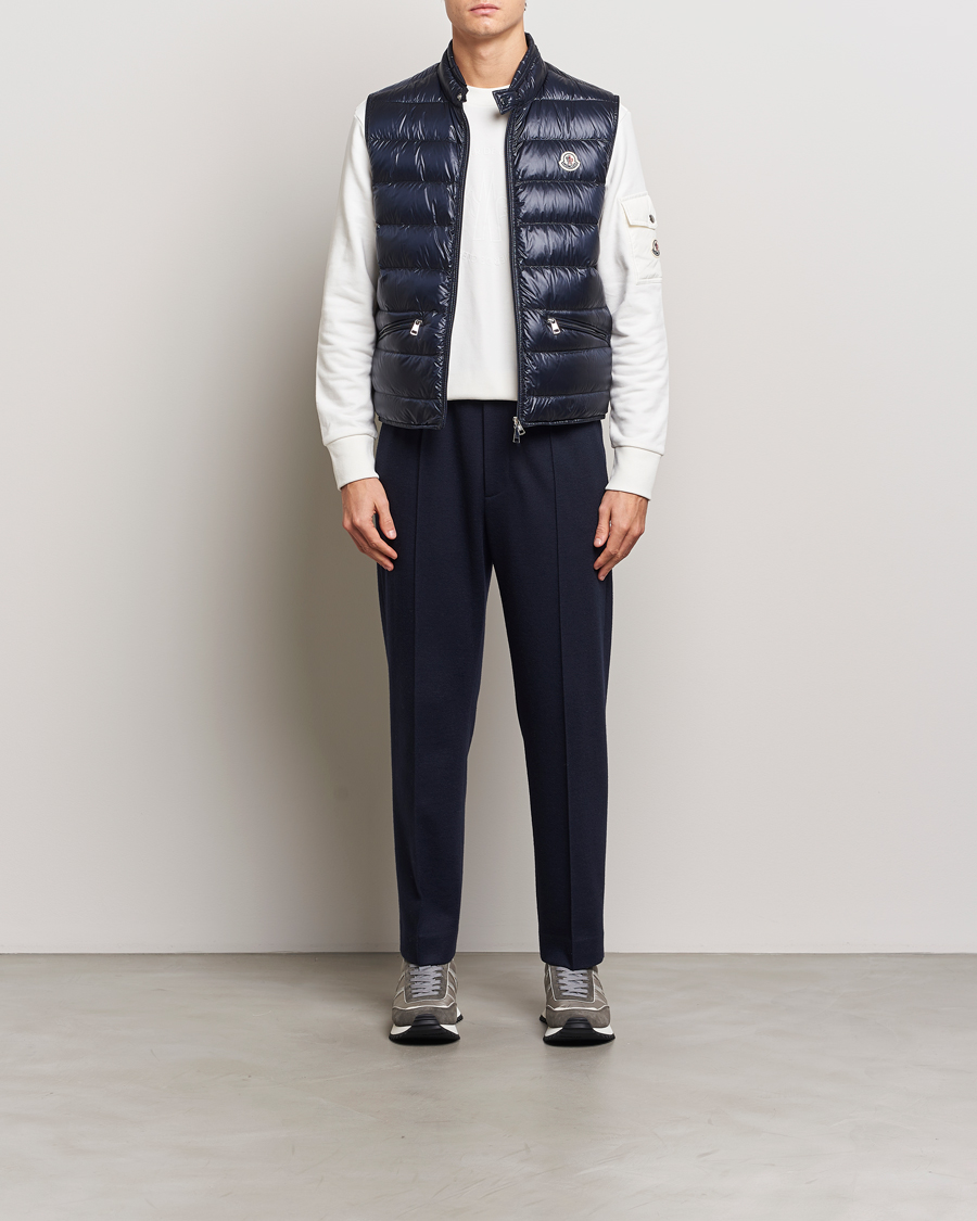 Hombres | Chalecos | Moncler | Gui Down Vest Navy