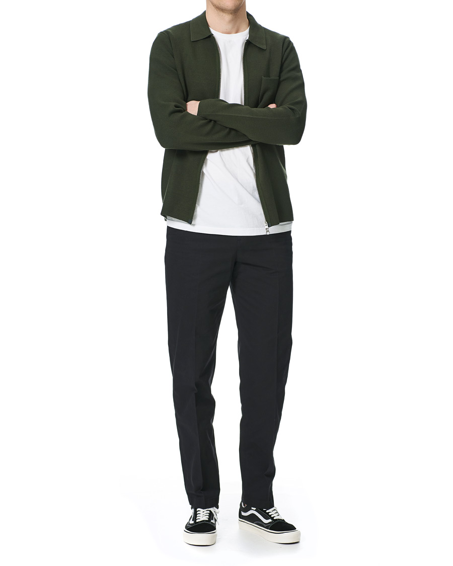 Hombres | Pantalones | Filippa K | William Cotton Trousers Black