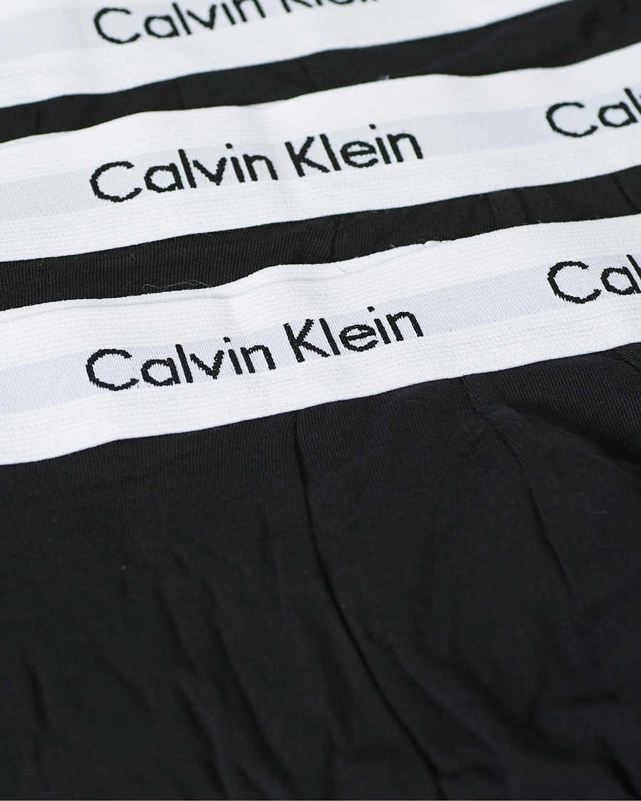 Hombres | Ropa interior y calcetines | Calvin Klein | Cotton Stretch 3-Pack Boxer Breif Black