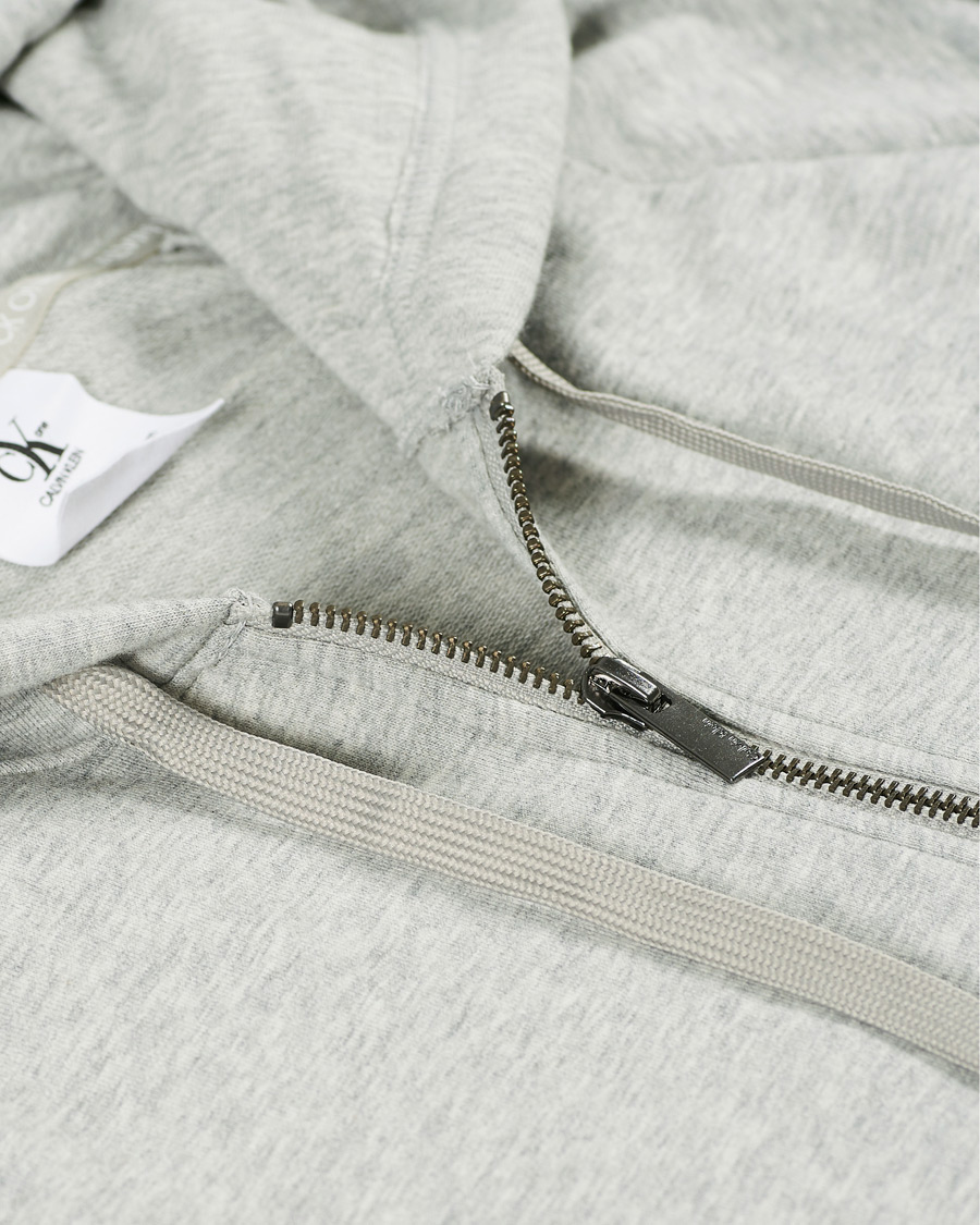 Hombres | Jerséis y prendas de punto | Calvin Klein | CK One Lounge Full Zip Hoodie Grey Heather