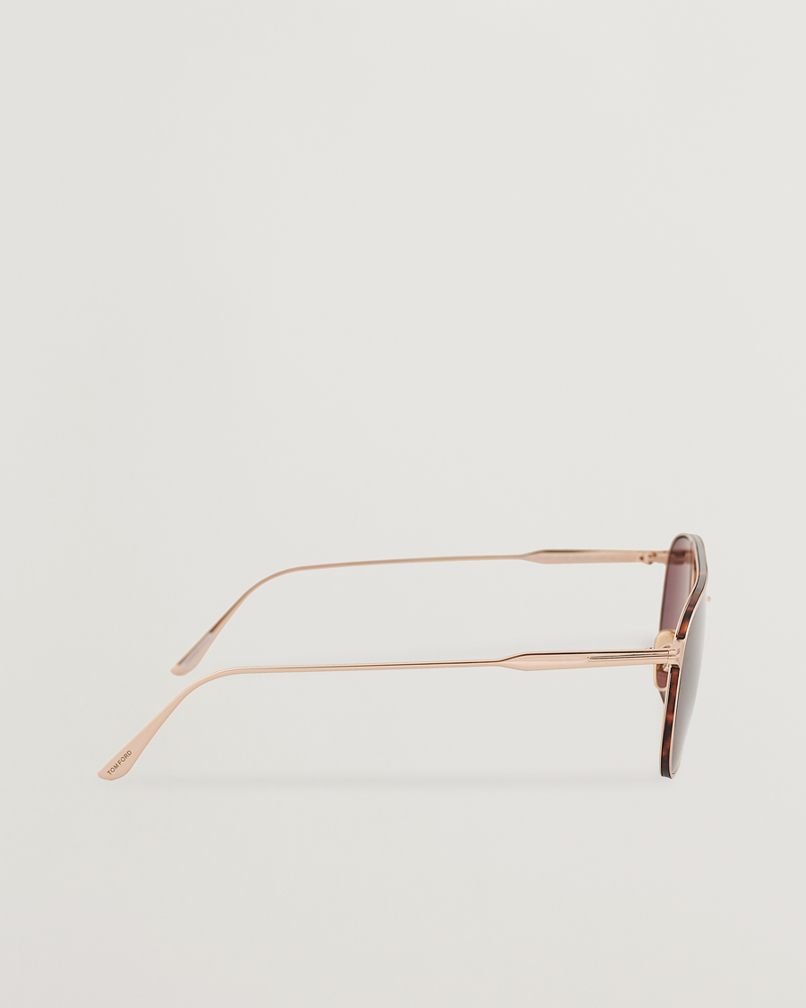 Hombres | Tom Ford Jake Sunglasses Shiny Rose Gold/Brown | Tom Ford | Jake Sunglasses Shiny Rose Gold/Brown