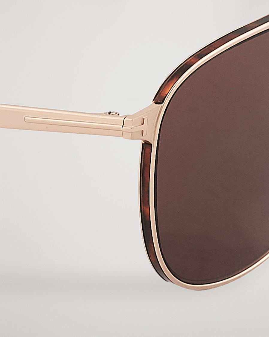 Hombres | Tom Ford Jake Sunglasses Shiny Rose Gold/Brown | Tom Ford | Jake Sunglasses Shiny Rose Gold/Brown