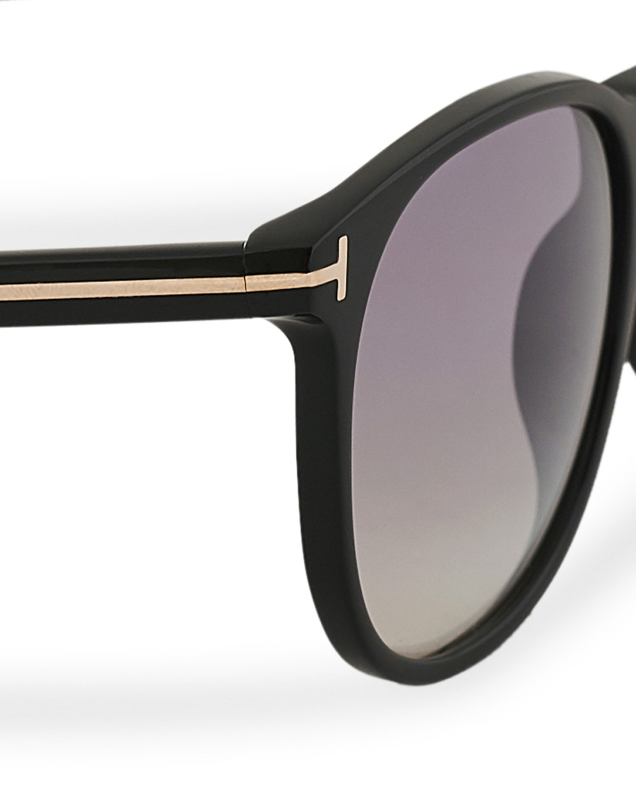 Hombres | Tom Ford Ansel Sunglasses Shiny Black/Smoke Mirror | Tom Ford | Ansel Sunglasses Shiny Black/Smoke Mirror