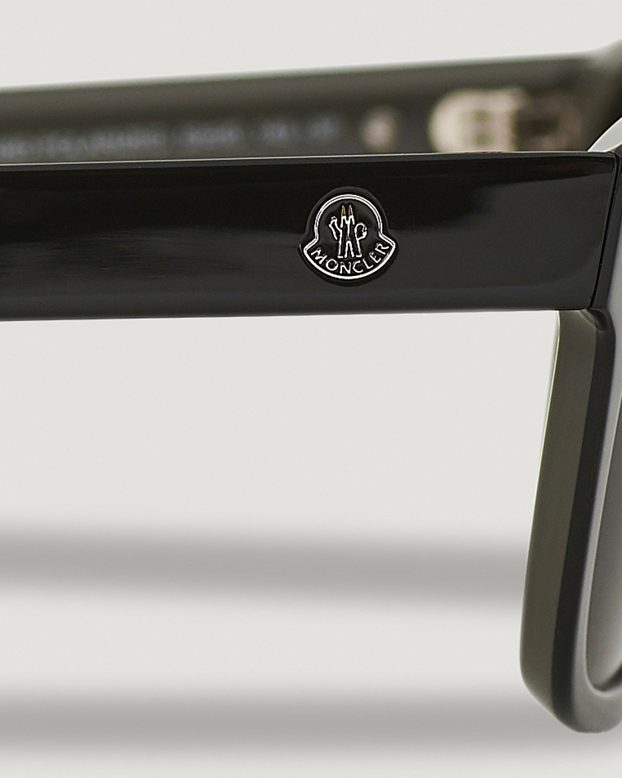 Hombres | Moncler Lunettes ML0192 Sunglasses Black/Smoke Polarized | Moncler Lunettes | ML0192 Sunglasses Black/Smoke Polarized