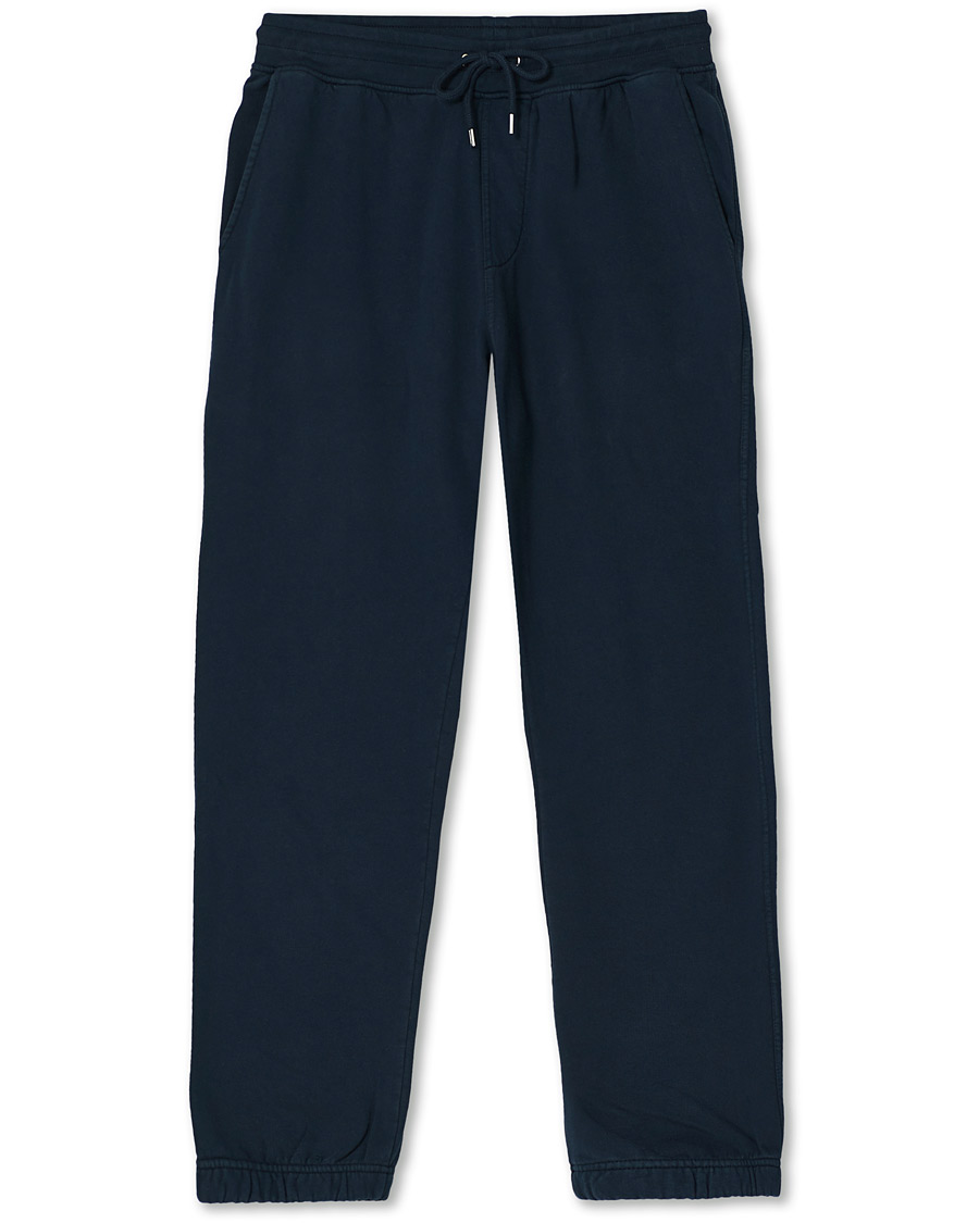 Hombres | Pantalones | Colorful Standard | Classic Organic Sweatpants Navy Blue