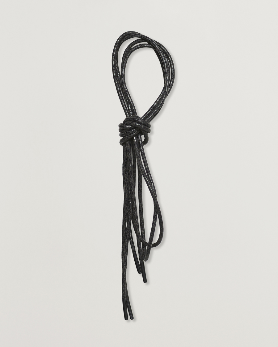 Hombres | Cuidado del calzado | Saphir Medaille d'Or | Shoe Laces Thin Waxed 75cm Black