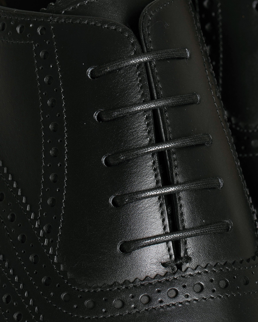 Hombres | Productos para el cuidado del calzado | Saphir Medaille d\'Or | Shoe Laces Thin Waxed 75cm Black