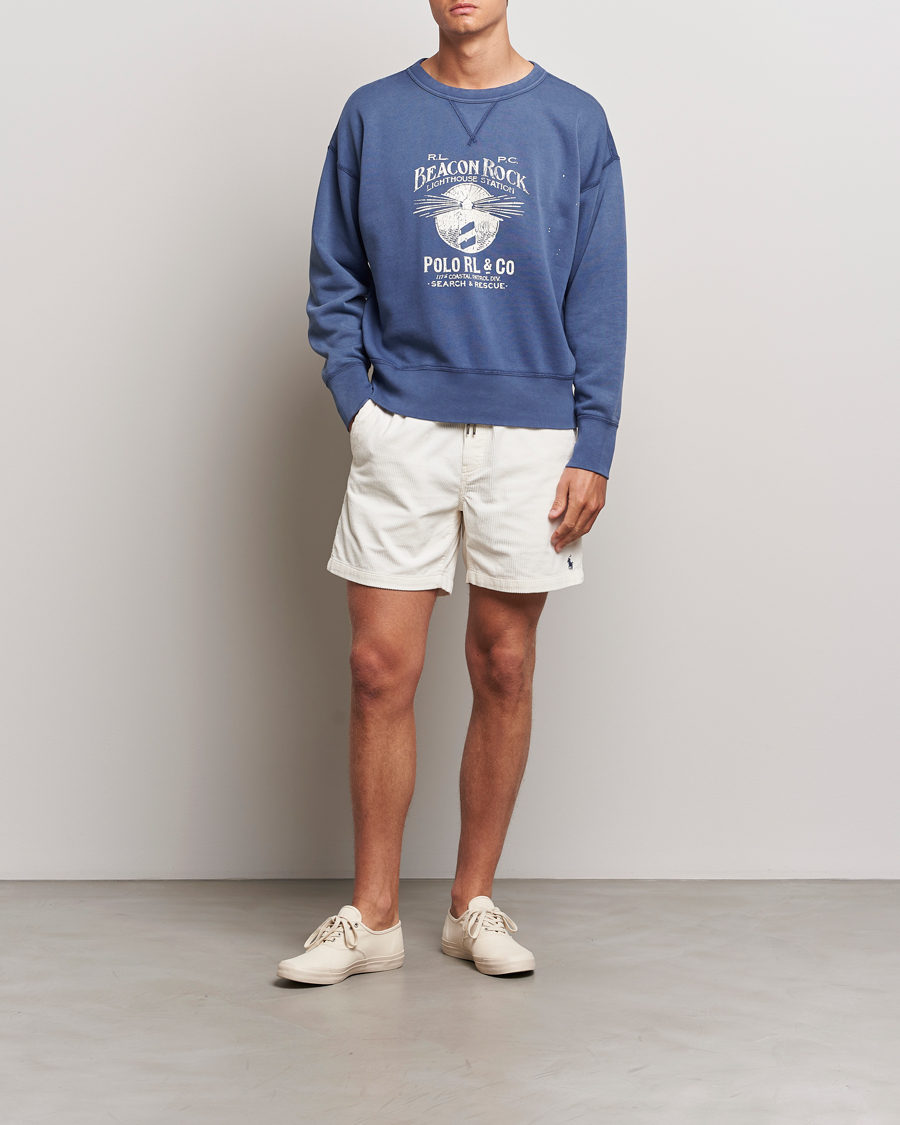 Hombres | Pantalones cortos | Polo Ralph Lauren | Prepster Corduroy Drawstring Shorts Warm White