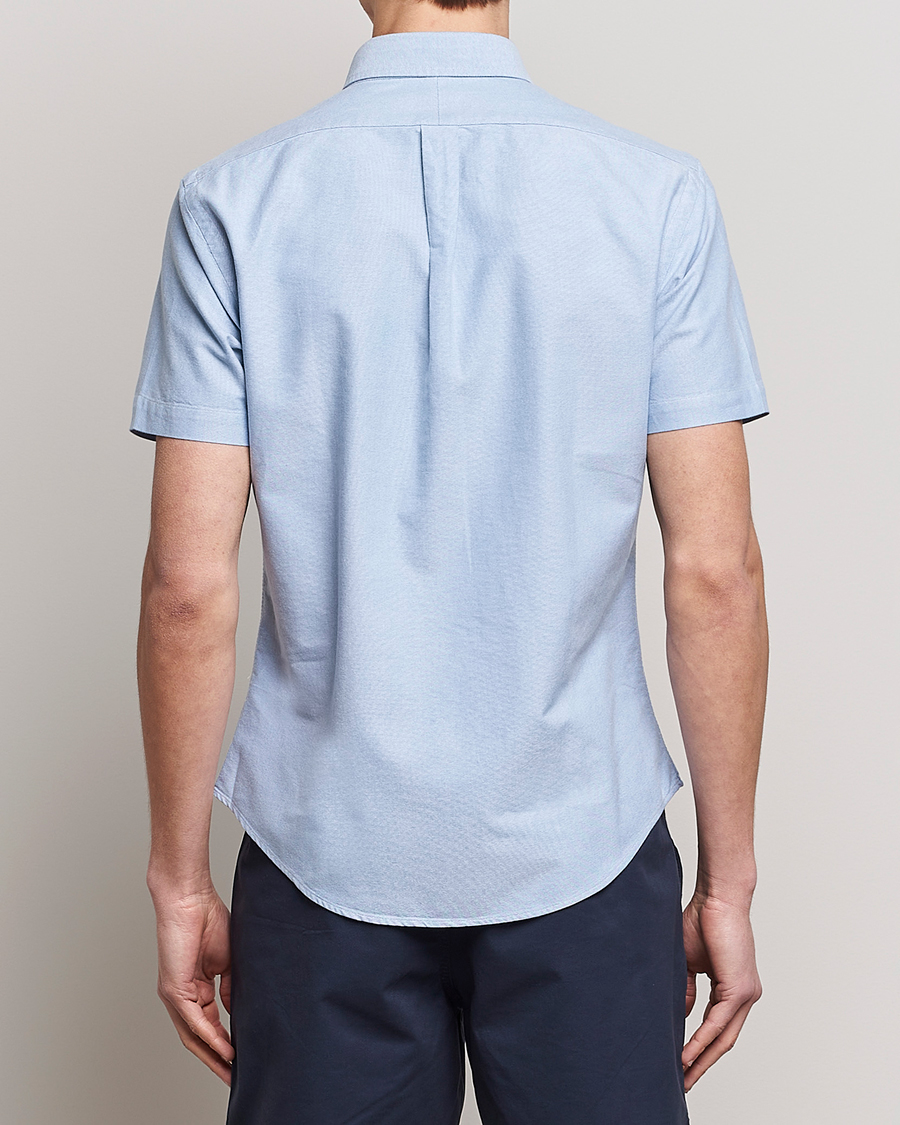Hombres | Camisas | Polo Ralph Lauren | Slim Fit Oxford Short Sleeve Shirt Blue