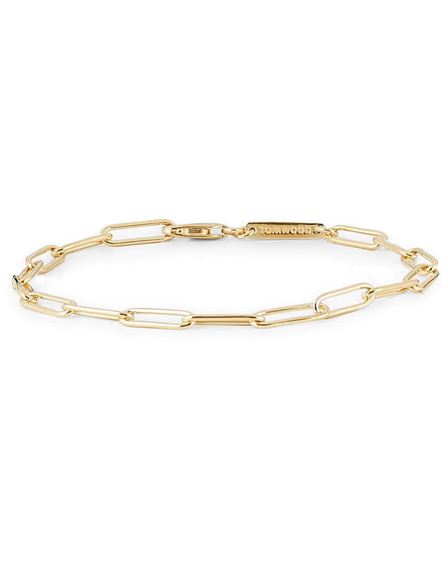 Hombres | Tom Wood Box Bracelet Gold | Tom Wood | Box Bracelet Gold