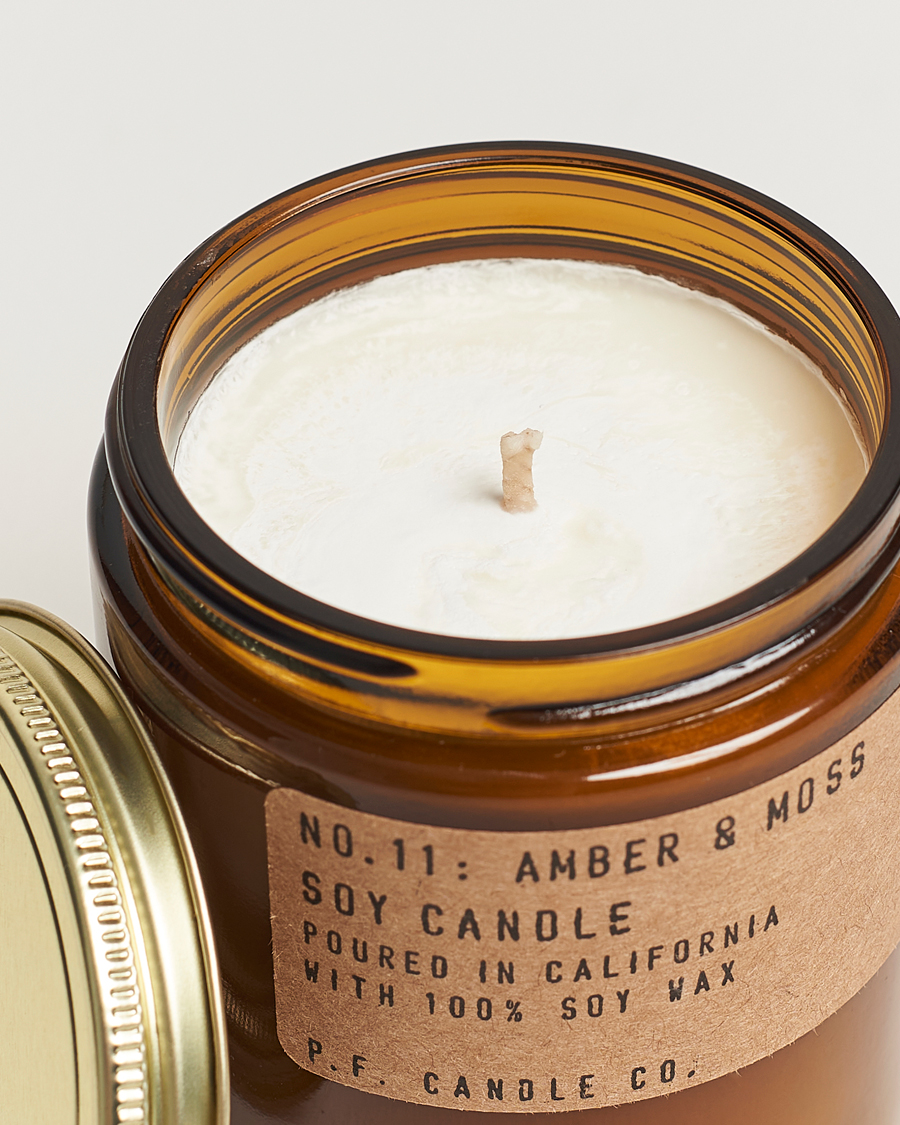 Men | Scented Candles | P.F. Candle Co. | Soy Candle No. 11 Amber & Moss 204g