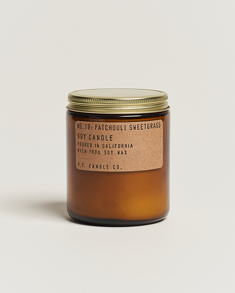 Hombres | P.F. Candle Co. Soy Candle No. 19 Patchouli Sweetgrass 204g | P.F. Candle Co. | Soy Candle No. 19 Patchouli Sweetgrass 204g