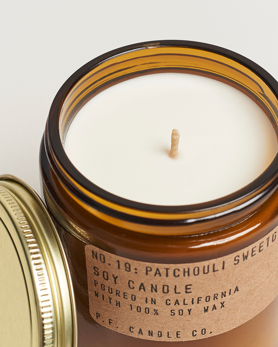 Hombres | P.F. Candle Co. Soy Candle No. 19 Patchouli Sweetgrass 204g | P.F. Candle Co. | Soy Candle No. 19 Patchouli Sweetgrass 204g