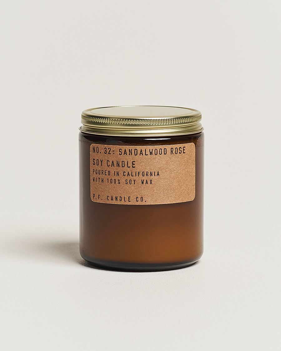 Hombres | Velas perfumadas | P.F. Candle Co. | Soy Candle No. 32 Sandalwood Rose 204g