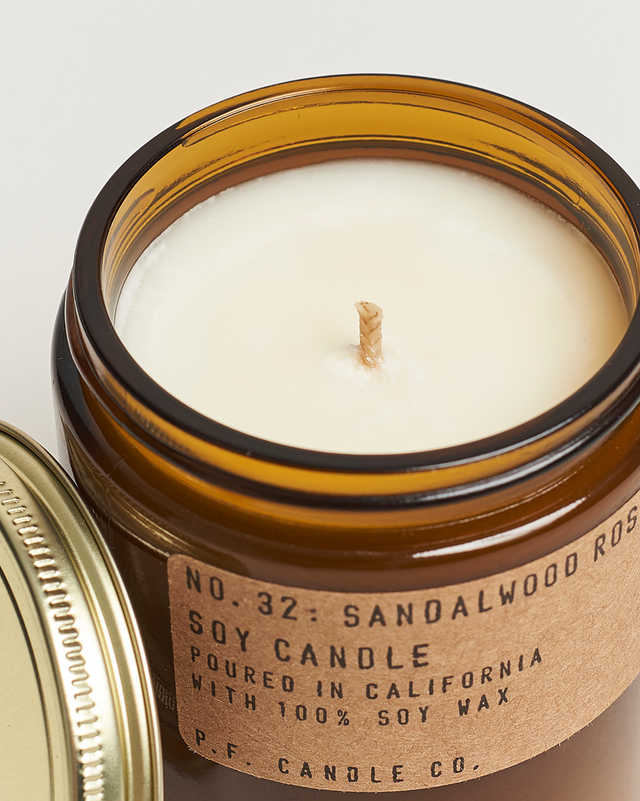 Hombres |  | P.F. Candle Co. | Soy Candle No. 32 Sandalwood Rose 204g