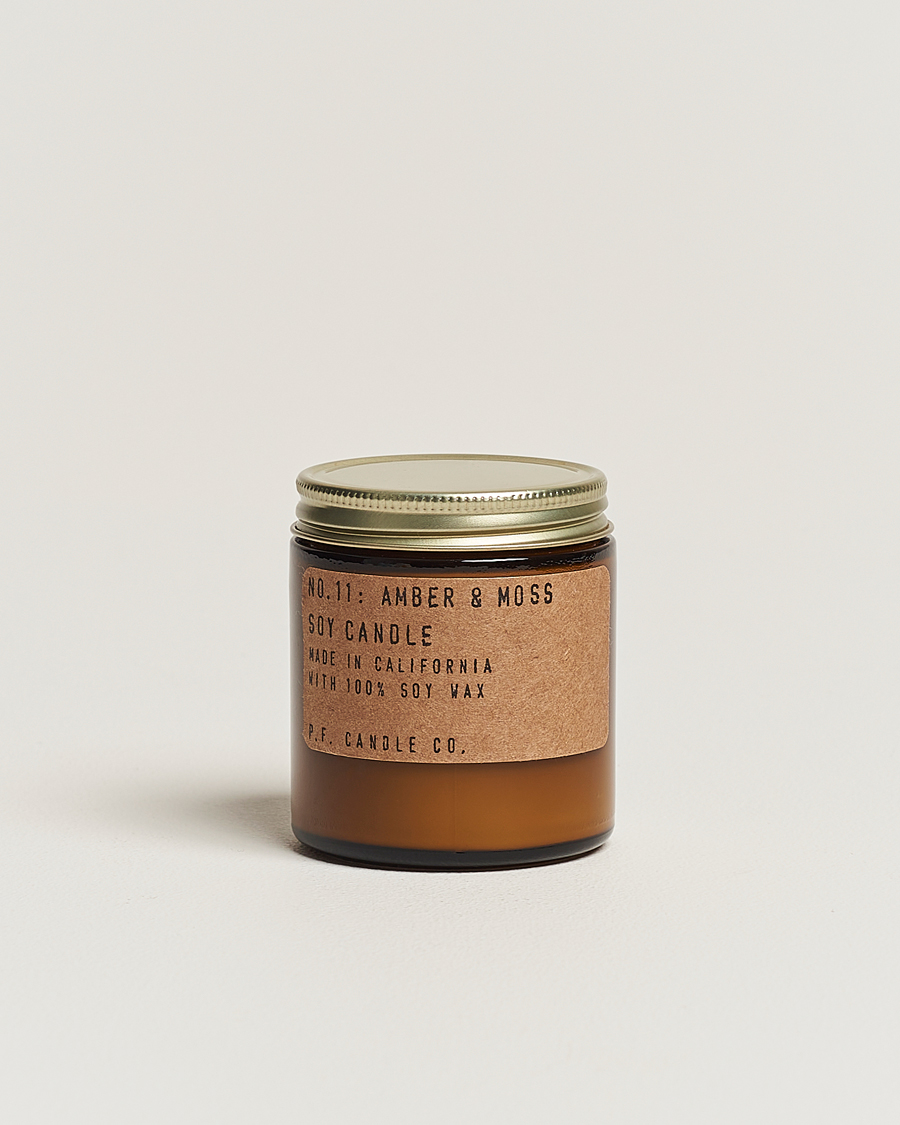 Hombres | Velas perfumadas | P.F. Candle Co. | Soy Candle No. 11 Amber & Moss 99g