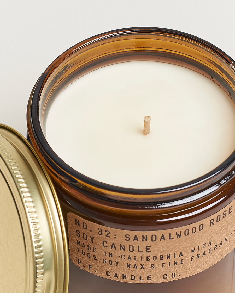 Hombres | Velas perfumadas | P.F. Candle Co. | Soy Candle No. 32 Sandalwood Rose 354g
